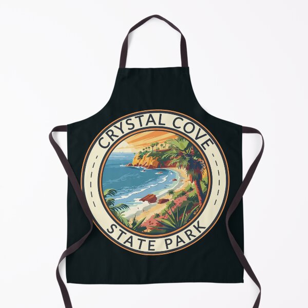 Item preview, Crystal Cove State Park California Travel Art Badge designed and sold by KrisSidDesigns.