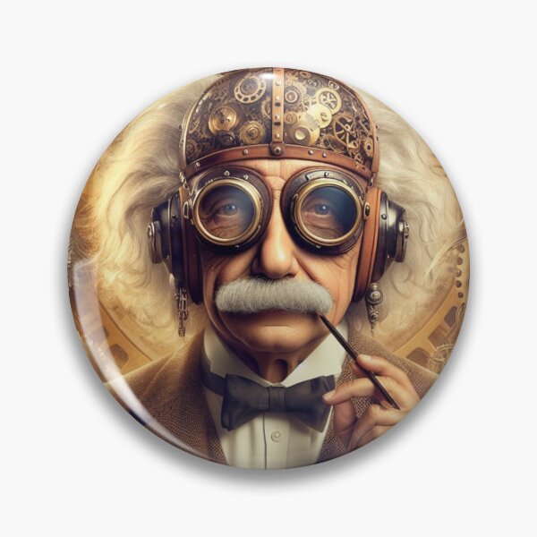 Artikelvorschau, Albert Einstein Steampunk entworfen und verkauft von sevenmountains.