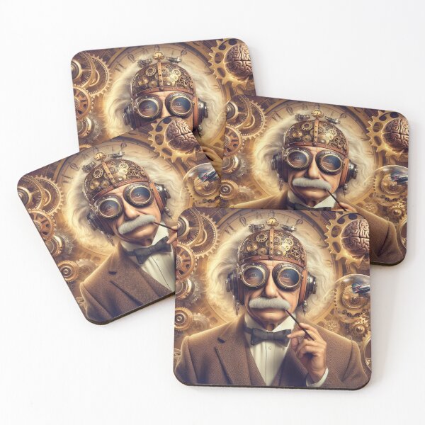 Item preview, Albert Einstein Steampunk  designed and sold by sevenmountains.