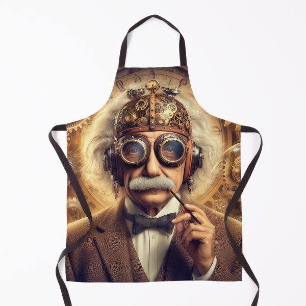 Item preview, Albert Einstein Steampunk designed and sold by sevenmountains.