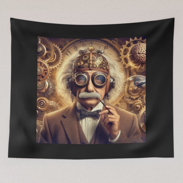 Item preview, Albert Einstein Steampunk  designed and sold by sevenmountains.