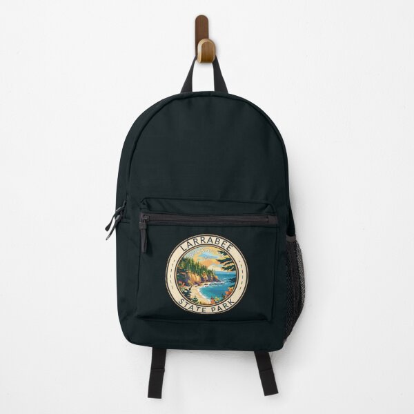 Item preview, Larrabee State Park Washington Travel Art Badge designed and sold by KrisSidDesigns.