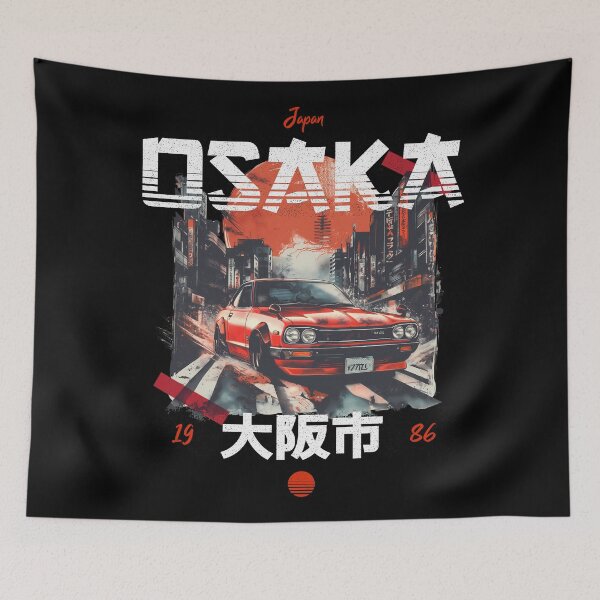 Item preview, Japon Osaka - A Tapestry of Japanese Artistry and Automotive Passion designed and sold by D-Infinite.