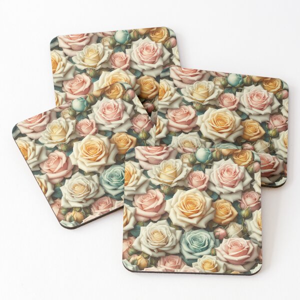 Item preview, Subtle Elegance Creamy Pastels in a Rose Array designed and sold by ArtComixHaven.