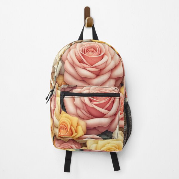Item preview, Gentle Embrace Soft Pastel Roses in Full Bloom designed and sold by ArtComixHaven.