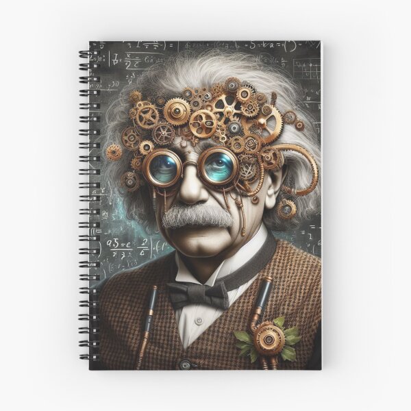 Item preview, Albert Einstein Steampunk designed and sold by sevenmountains.