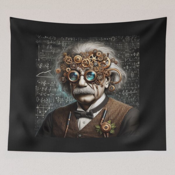 Item preview, Albert Einstein Steampunk  designed and sold by sevenmountains.