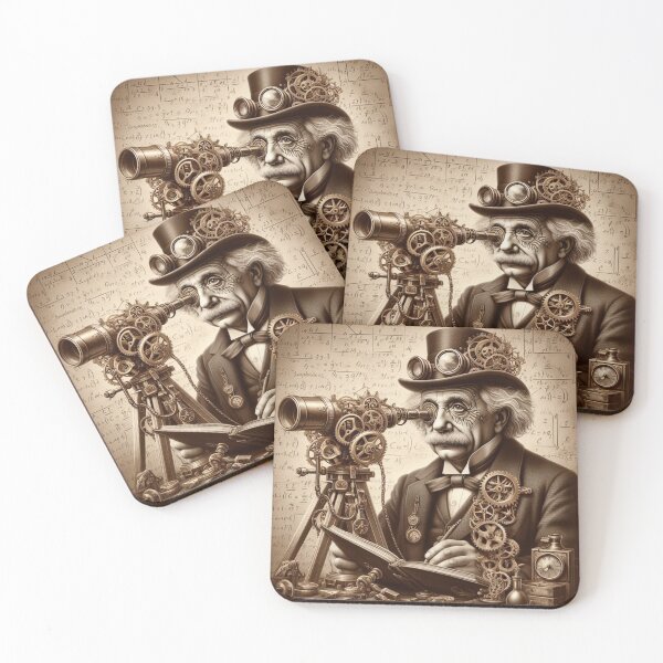 Item preview, Albert Einstein Steampunk designed and sold by sevenmountains.