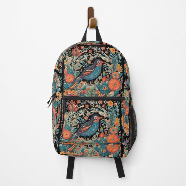 Item preview, Botanical Birds Among Orange Flowers designed and sold by josie1680.
