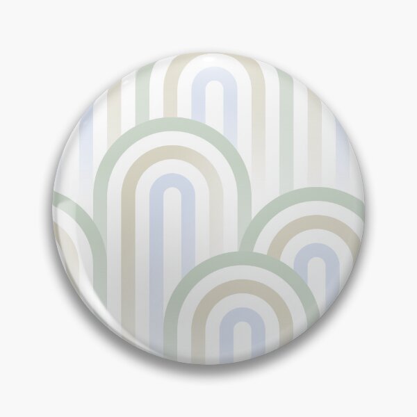 Item preview, Warm Minimalism Deco Rainbow field - pastel green blue  designed and sold by Dominiquevari.