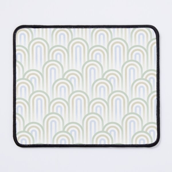 Item preview, Warm Minimalism Deco Rainbow field - pastel green blue designed and sold by Dominiquevari.