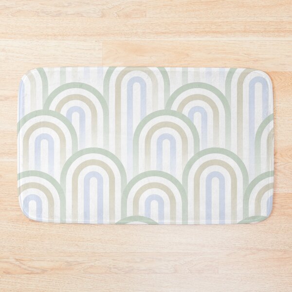 Item preview, Warm Minimalism Deco Rainbow field - pastel green blue  designed and sold by Dominiquevari.