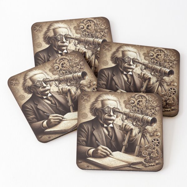 Item preview, Albert Einstein Steampunk designed and sold by sevenmountains.