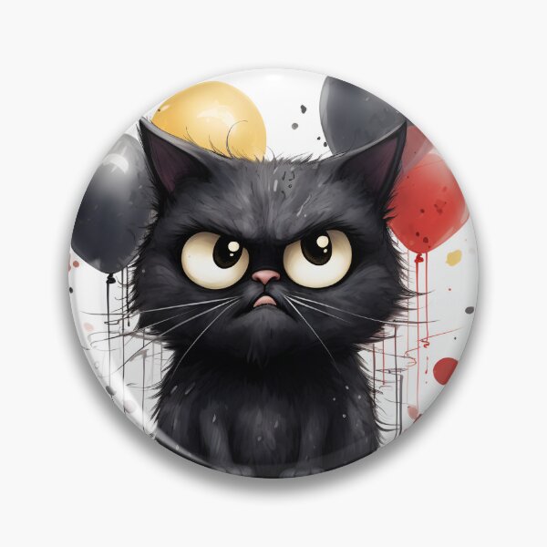 Item preview, Purrfectly Mischievous Black Cat Balloon Bonanza! designed and sold by dcohea.