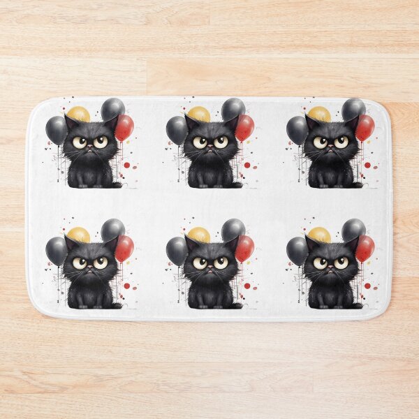 Item preview, Purrfectly Mischievous Black Cat Balloon Bonanza! designed and sold by dcohea.