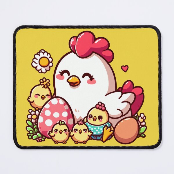 Item preview, Adorable Chicken Mommy and Chicks - Cute designed and sold by Shtex.