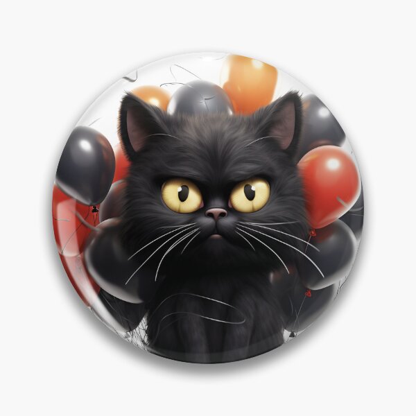 Item preview, Purrfectly Mischievous Black Cat Balloon Bonanza! designed and sold by dcohea.
