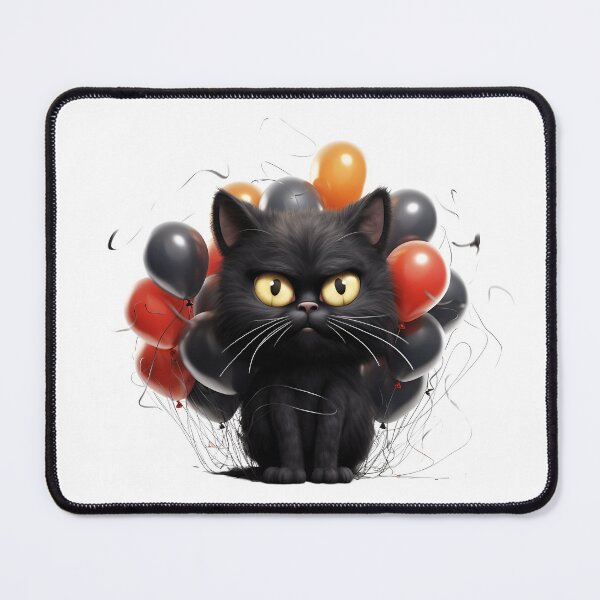 Item preview, Purrfectly Mischievous Black Cat Balloon Bonanza! designed and sold by dcohea.