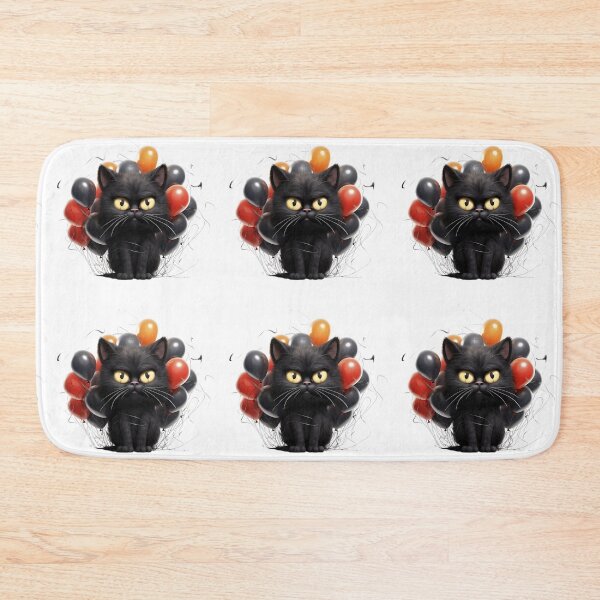 Item preview, Purrfectly Mischievous Black Cat Balloon Bonanza! designed and sold by dcohea.