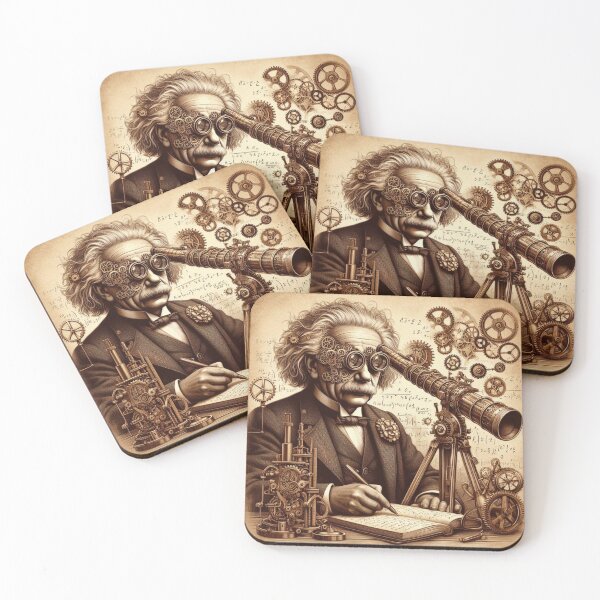 Item preview, Albert Einstein Steampunk designed and sold by sevenmountains.