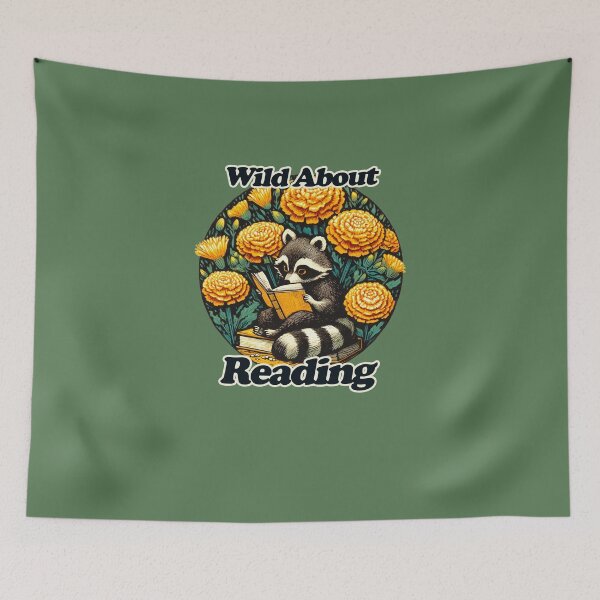 Item preview, Wild about reading designed and sold by FrictionMaxxing.