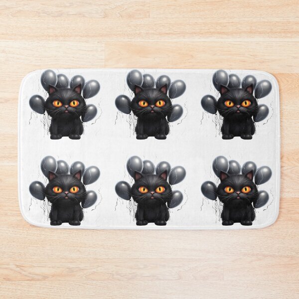 Item preview, Purrfectly Mischievous Black Cat Balloon Bonanza! designed and sold by dcohea.