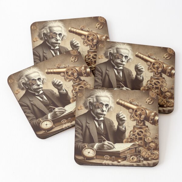 Item preview, Albert Einstein Steampunk  designed and sold by sevenmountains.