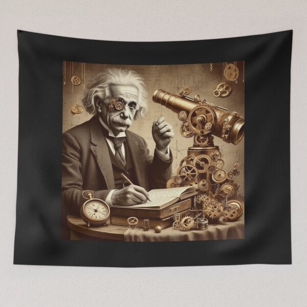 Item preview, Albert Einstein Steampunk  designed and sold by sevenmountains.