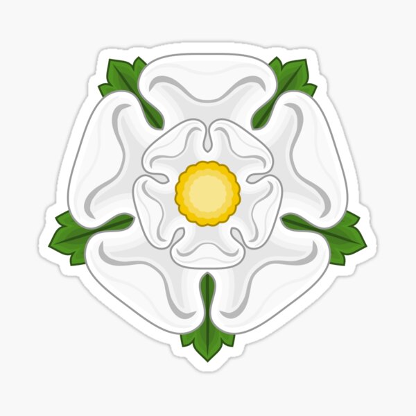 White Rose of York Sticker