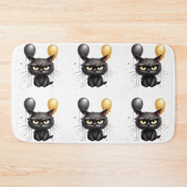 Item preview, Purrfectly Mischievous Black Cat Balloon Bonanza! designed and sold by dcohea.
