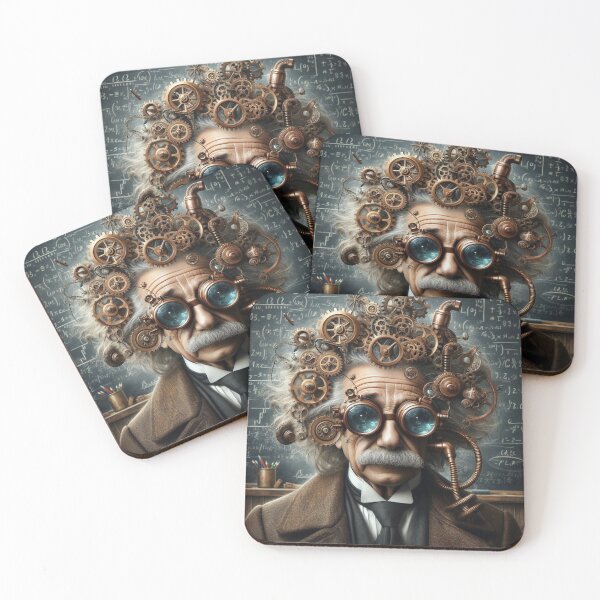 Item preview, Albert Einstein Steampunk  designed and sold by sevenmountains.