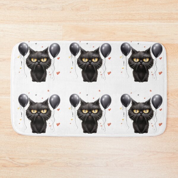 Item preview, Purrfectly Mischievous Black Cat Balloon Bonanza! designed and sold by dcohea.