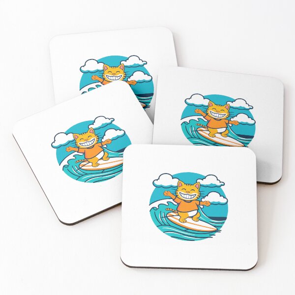 Item preview, Surfing Cat Kitty designed and sold by Timegraf.