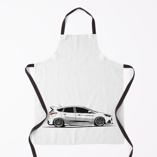 Item preview, Drawing of a car on black background - Ford Focus RS silhouette design designed and sold by Jerhus.