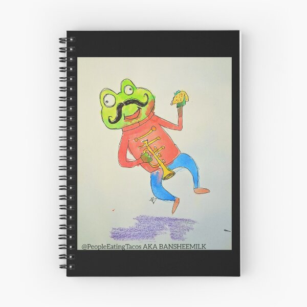 Item preview, Frogman Eating Tacos designed and sold by BansheeMilk.