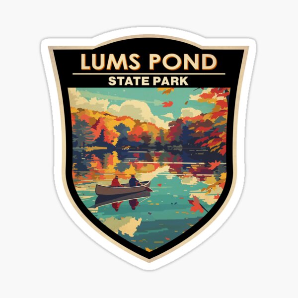 Item preview, Lums Pond State Park Delaware Vintage Badge designed and sold by KrisSidDesigns.