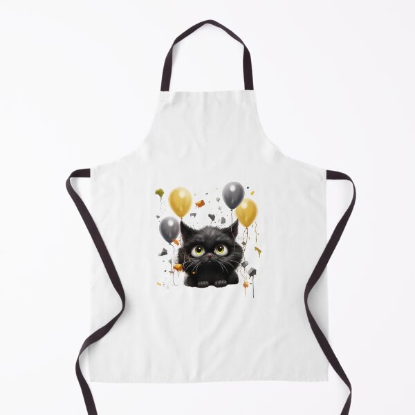 Item preview, Purrfectly Mischievous Black Cat Balloon Bonanza! designed and sold by dcohea.