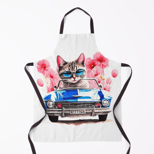 Item preview, Funny Cool Cat Driving his Classic Car designed and sold by Diane Gotti.