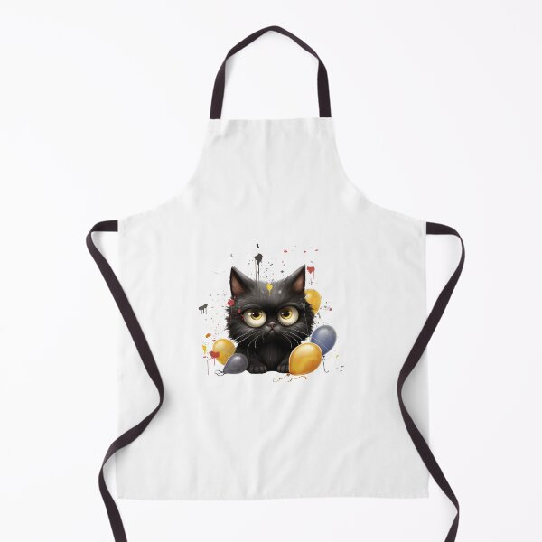 Item preview, Purrfectly Mischievous Black Cat Balloon Bonanza! designed and sold by dcohea.