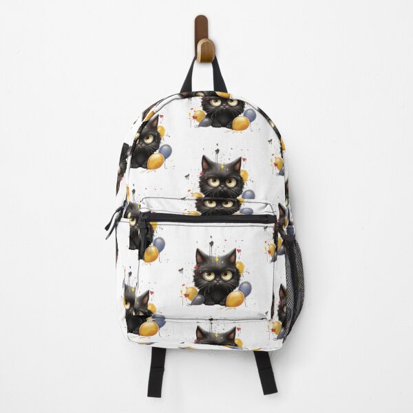 Item preview, Purrfectly Mischievous Black Cat Balloon Bonanza! designed and sold by dcohea.