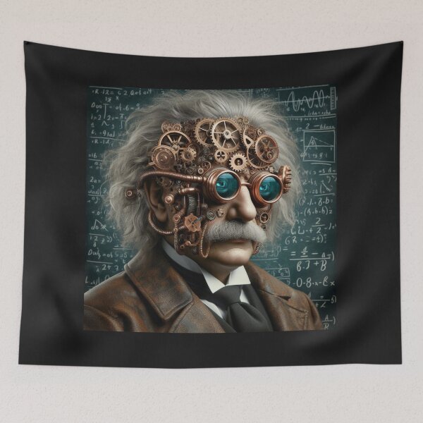 Item preview, Albert Einstein Steampunk  designed and sold by sevenmountains.