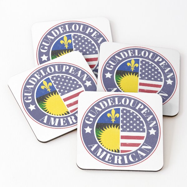 Item preview, Proud Guadeloupean-American Badge - Guadeloupe Flag designed and sold by chrisrivait.