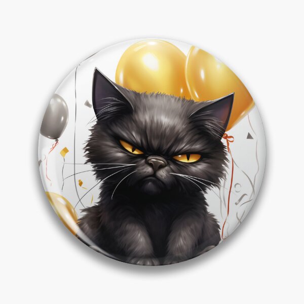 Item preview, Purrfectly Mischievous Black Cat Balloon Bonanza! designed and sold by dcohea.