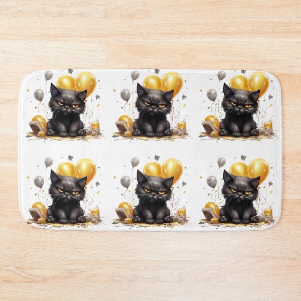 Item preview, Purrfectly Mischievous Black Cat Balloon Bonanza! designed and sold by dcohea.