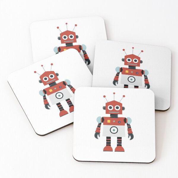 Item preview, Cutie Little Red Robot designed and sold by omerfdln34.