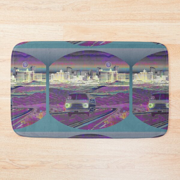 Item preview, Las Vegas Desert landscape Van life overland hippie grateful dead company phish batik tie dye designed and sold by AuroraXGreen.