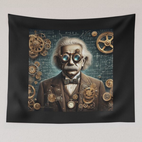 Item preview,  Albert Einstein Steampunk  designed and sold by sevenmountains.