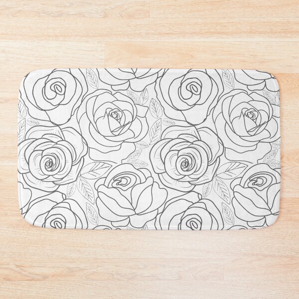 Item preview, Beautiful b&w flower pattern.  designed and sold by ShazellArt.