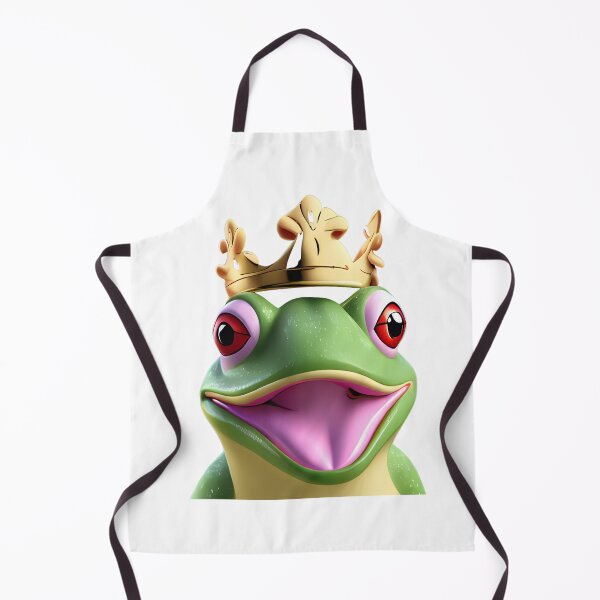 Item preview, Happy prince frog designed and sold by RoseAIArtRhythm.
