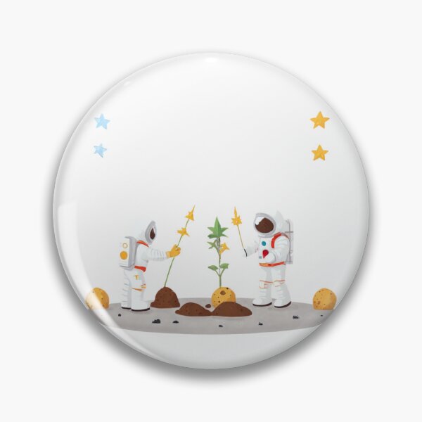 Item preview, Two Astonauts Flower Battle in Space designed and sold by omerfdln34.